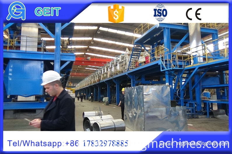 용융 아연 도금 라인 hot dip galvanizing line